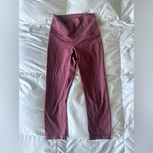 🩰 Yogalicious Lux High Waist Leggings (Mauve) - Size M